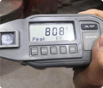 Forging Temperature Testing